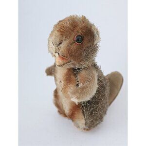 Vintage Beaver Steiff Stuffed Nagy The Beaver 1950's